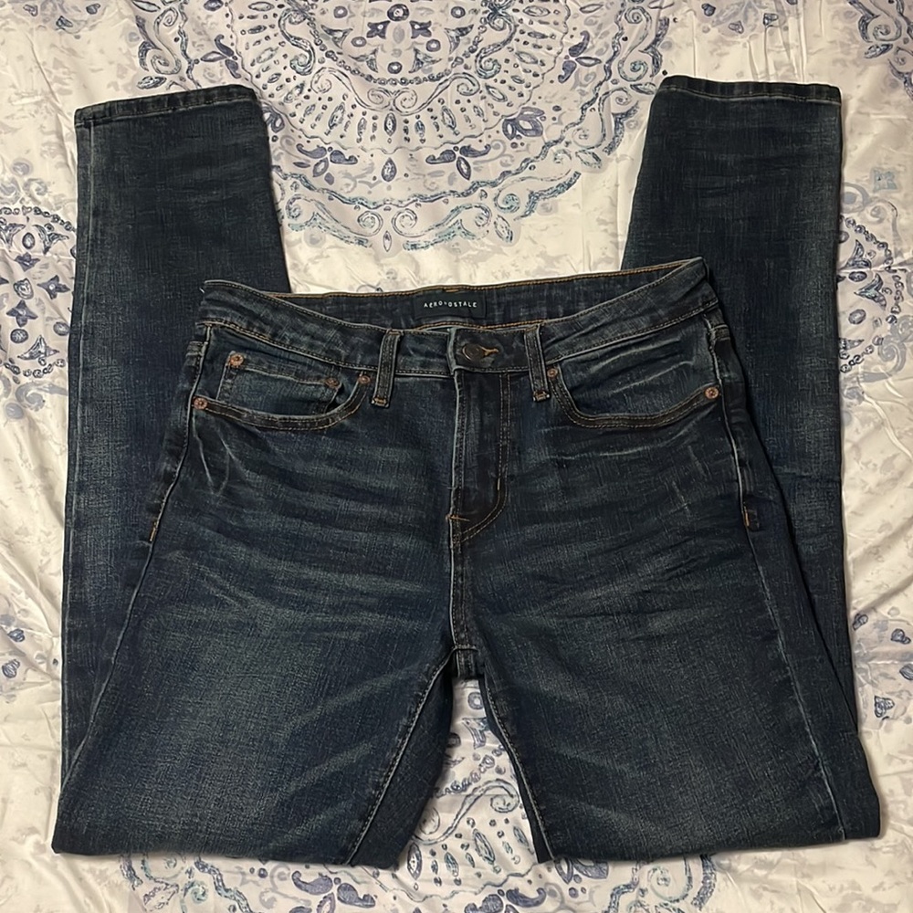 NWOT Men’s Aero Jeans Skinny Size 32x34 - Picture 2 of 10